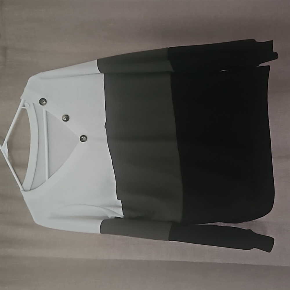 Fall Color Block Long Sleeve Top
